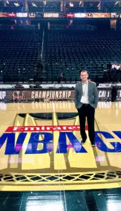 Brett Siegel at the NBA Cup